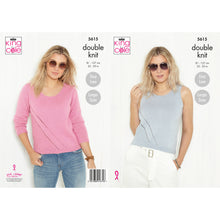 Load image into Gallery viewer, Knitting Pattern: Summer Vest and Sweater for Ladies in DK Yarn
