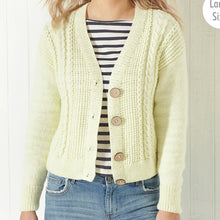 Load image into Gallery viewer, Knitting Pattern: Ladies Summer Cable Cardigans in Cotton DK Yarn
