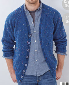 Knitting Pattern: Men's Sweater and Cardigan in DK Yarn