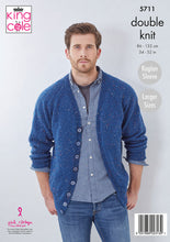 Load image into Gallery viewer, Knitting Pattern: Men&#39;s Sweater and Cardigan in DK Yarn

