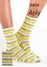 Load image into Gallery viewer, Knitting Pattern: Socks for Adults and Kids in 4 Ply Yarn
