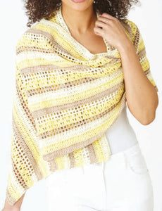 Crochet Pattern: Summer Shawl and Wrap in DK Yarn