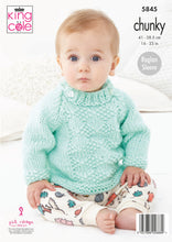 Load image into Gallery viewer, Knitting Pattern: Baby Jacket, Sweater, Hat and Blanket in Chunky Yarn
