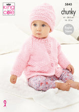 Load image into Gallery viewer, Knitting Pattern: Baby Jacket, Sweater, Hat and Blanket in Chunky Yarn
