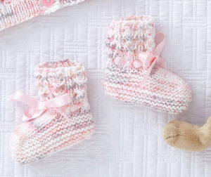 Knitting Pattern: Baby Matinee Coat, Cardigans and Bootees for Premature to 12 months