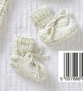 Knitting Pattern: Baby Cardigan, Waistcoat, Sweater, Tank Top and Bootees for Premature to 24 Months