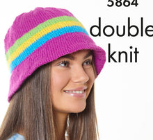 Load image into Gallery viewer, Knitting Pattern: Ladies Fun Summer Hats in DK Yarn
