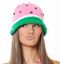 Load image into Gallery viewer, Knitting Pattern: Ladies Fun Summer Hats in DK Yarn
