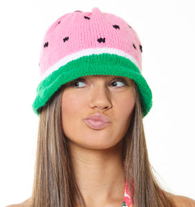 Knitting Pattern: Ladies Fun Summer Hats in DK Yarn