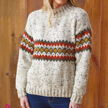 Load image into Gallery viewer, Knitting Pattern: Aran Sweater and Hats for Women

