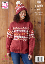 Load image into Gallery viewer, Knitting Pattern: Ladies Sweaters, Cowl and Hat
