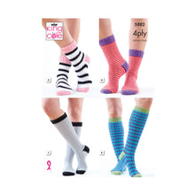 Load image into Gallery viewer, Knitting Pattern: Adult Socks in Cotton Socks 4 Ply Yarn
