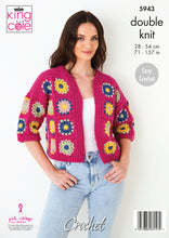 Load image into Gallery viewer, Crochet Pattern: Granny Squares Cardigan
