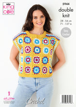 Load image into Gallery viewer, Crochet Pattern: Sweater in Granny Squares
