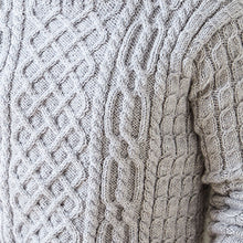 Load image into Gallery viewer, Knitting Pattern: Men&#39;s Aran Sweater
