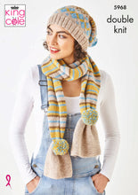 Load image into Gallery viewer, Knitting Pattern: Hats, Scarf and Wristwarmer in DK Yarn
