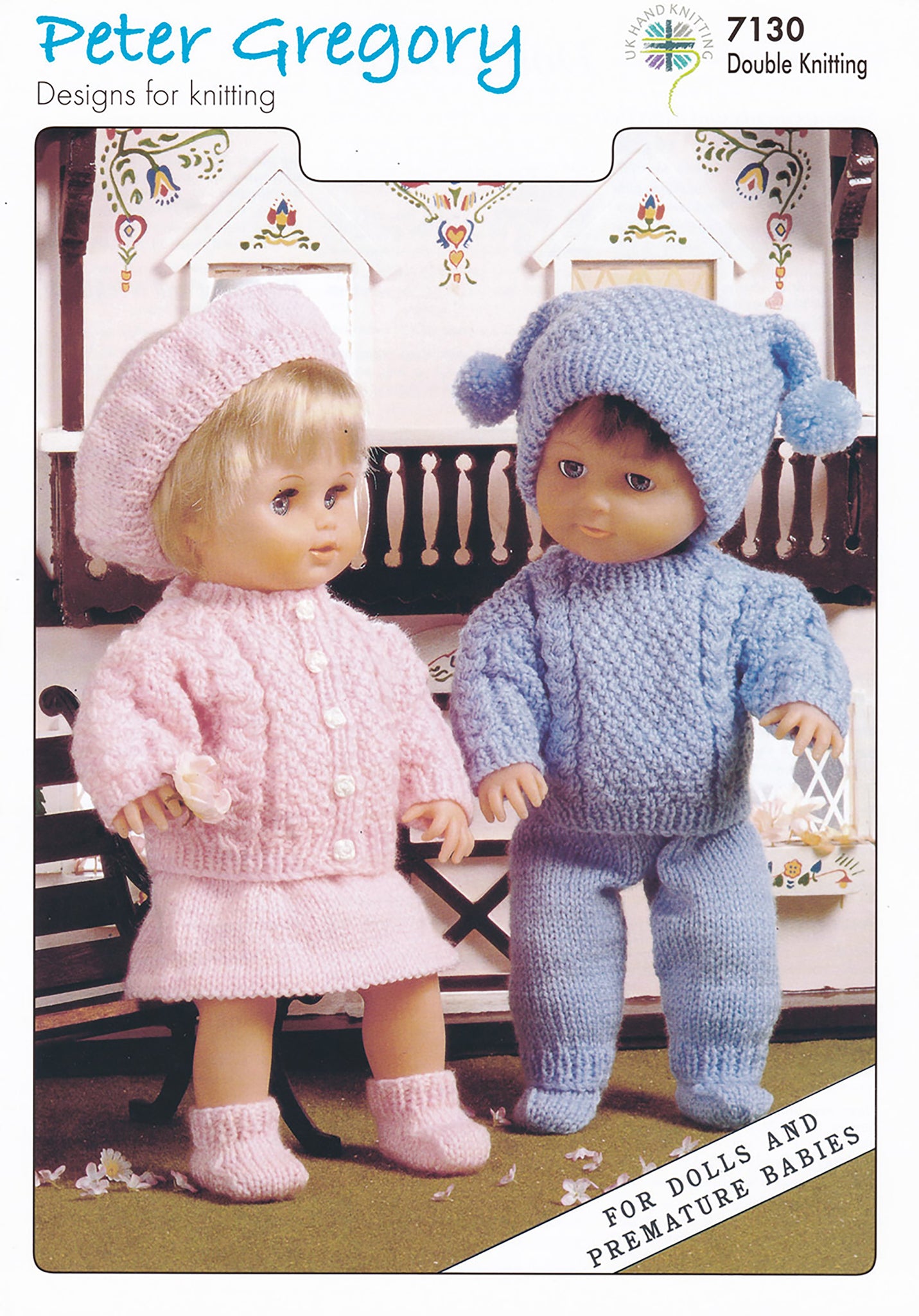 Knitting Pattern Doll and Preemie Baby Clothes in DK Yarn YardandYarn