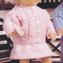 Load image into Gallery viewer, Knitting Pattern: Doll and Preemie Baby Clothes in DK Yarn
