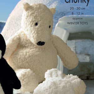 Knitting Pattern: Penguin, Polar Bear and Seal in DK Yarn