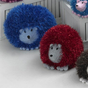 Knitting Pattern: Hedgehogs in Tinsel Chunky Yarn
