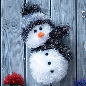 Knitting Pattern: Snowmen in Tinsel Chunky Yarn