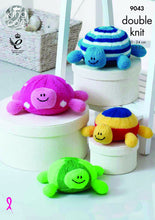 Load image into Gallery viewer, Knitting Pattern: Tortoise Knitted Toys in DK Yarn
