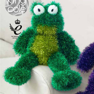 Knitting Pattern: Frog in Tinsel Chunky Yarn