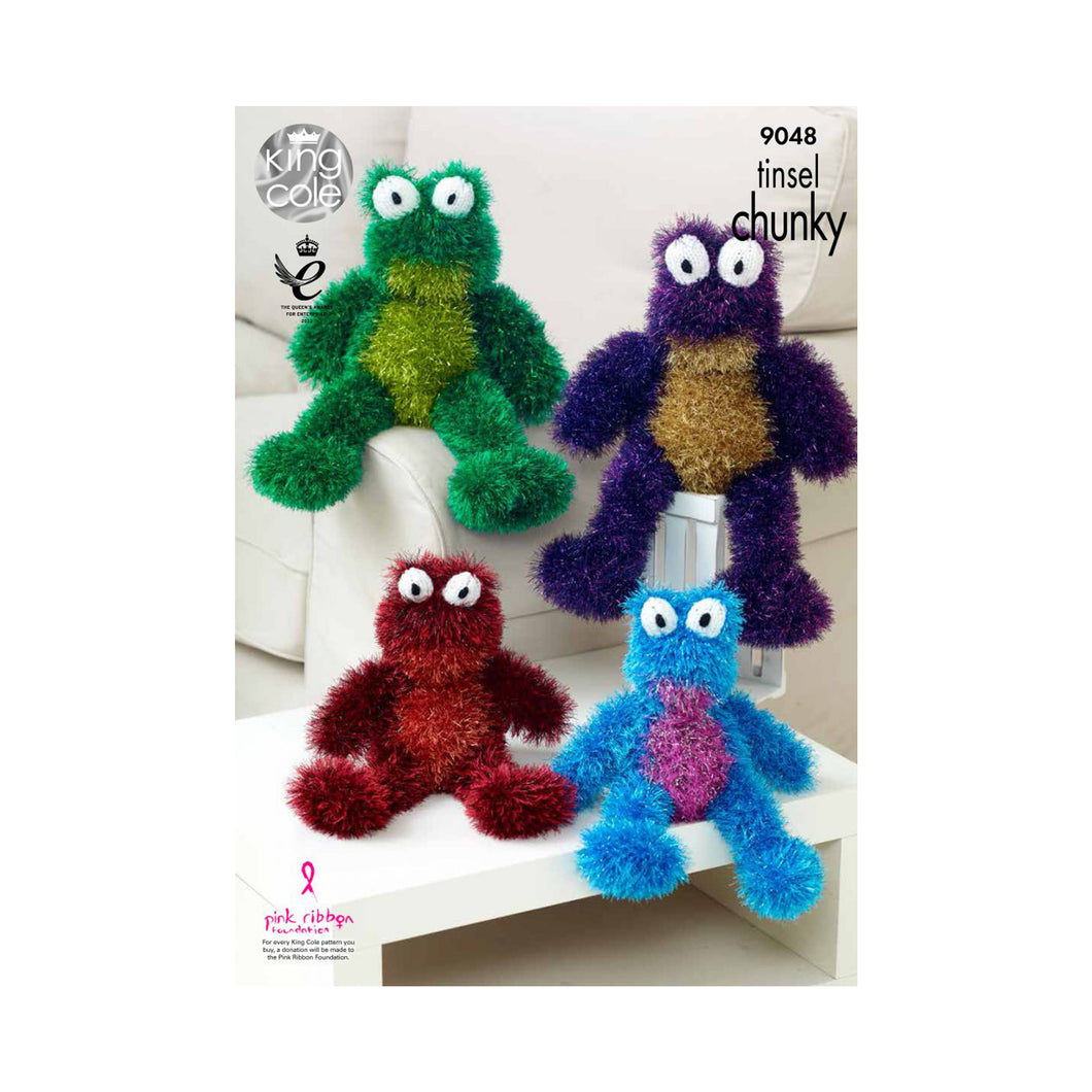 Knitting Pattern: Frog in Tinsel Chunky Yarn