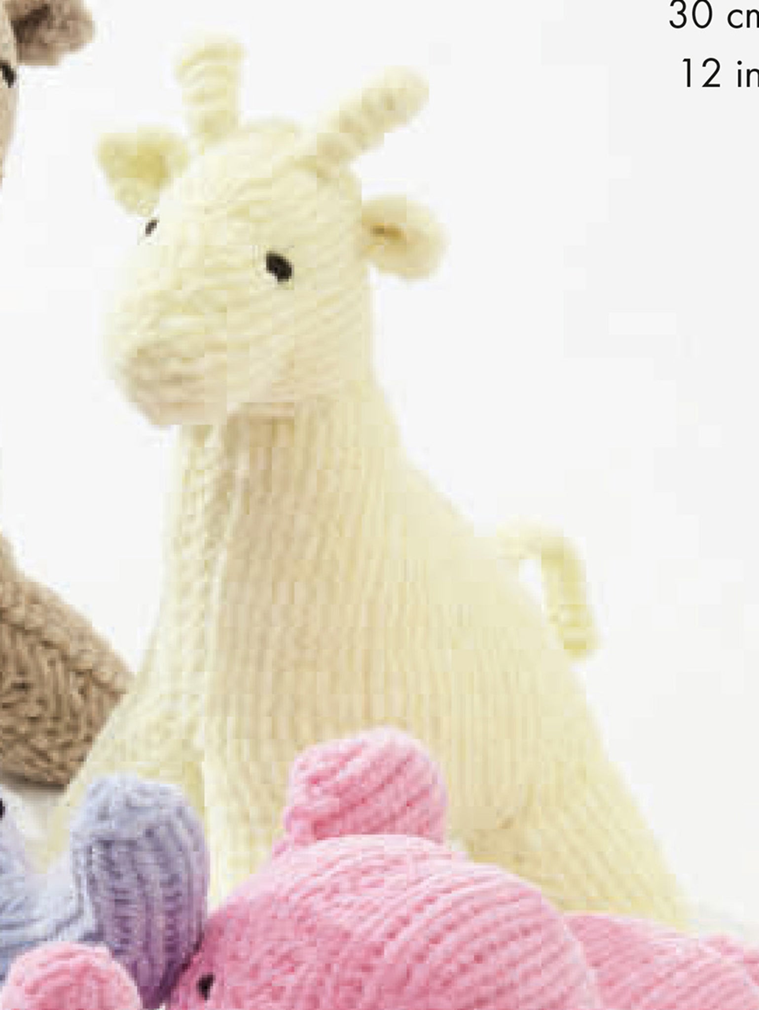 Knitted baby hot sale toys