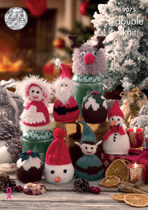 Knitting Pattern: Christmas Candy Cosies
