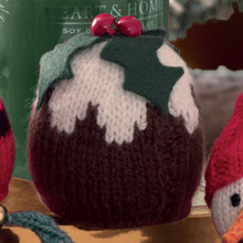 Load image into Gallery viewer, Knitting Pattern: Christmas Candy Cosies
