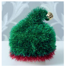 Load image into Gallery viewer, Knitting Pattern: Christmas Toilet Roll Covers in Tinsel Chunky Yarn
