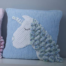 Load image into Gallery viewer, Knitting Pattern: Unicorn Toy and Cushion
