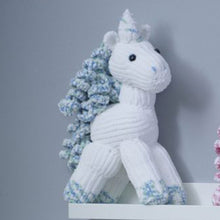 Load image into Gallery viewer, Knitting Pattern: Unicorn Toy and Cushion
