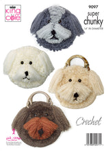 Load image into Gallery viewer, Crochet Pattern: Dog Handbag and Pyjama Case in Super Chunky Yarn
