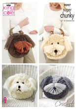 Load image into Gallery viewer, Crochet Pattern: Dog Handbag and Pyjama Case in Super Chunky Yarn
