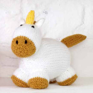 Knitting Pattern: Horse, Unicorn and Zebra in DK Yarn