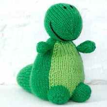 Load image into Gallery viewer, Knitting Pattern: Dinosaur Knitted Toys in DK Yarn
