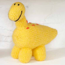Load image into Gallery viewer, Knitting Pattern: Dinosaur Knitted Toys in DK Yarn
