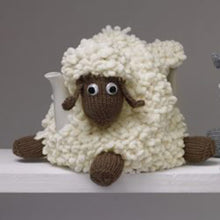 Load image into Gallery viewer, Knitting Pattern: Sheep Teapot Cosy in King Cole Funny Yummy Yarn
