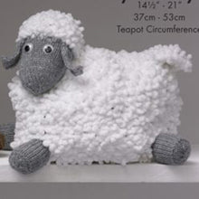 Load image into Gallery viewer, Knitting Pattern: Sheep Teapot Cosy in King Cole Funny Yummy Yarn
