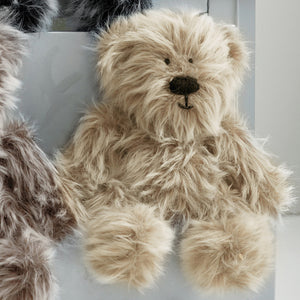 Knitting Pattern: Mummy, Daddy and Baby Bears in Luxury Faux Fur Yarn