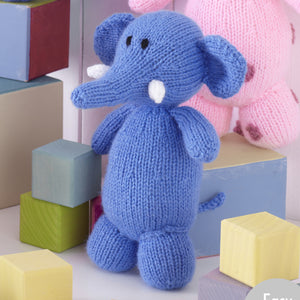Knitting Pattern: Giraffes and Elephants Easy Knit in DK Yarn