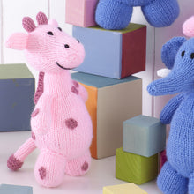 Load image into Gallery viewer, Knitting Pattern: Giraffes and Elephants Easy Knit in DK Yarn
