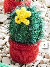 Load image into Gallery viewer, Knitting Pattern: Cacti in DK and Tinsel Chunky Yarn
