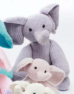 Knitting Pattern: Elephants in King Cole Yummy Yarn