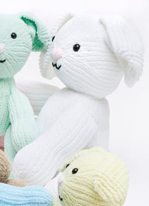 Knitting Pattern: Rabbits in King Cole Yummy Yarn