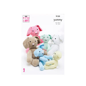 Knitting Pattern: Rabbits in King Cole Yummy Yarn