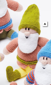NEW Knitting Pattern: Gnome Knitted Toys in DK Yarn
