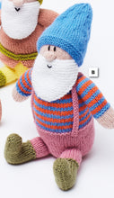 Load image into Gallery viewer, NEW Knitting Pattern: Gnome Knitted Toys in DK Yarn
